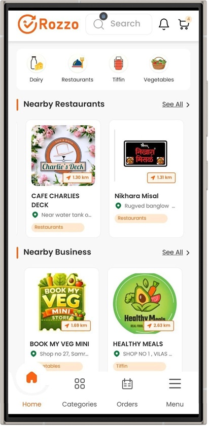 Rozzo app screenshot